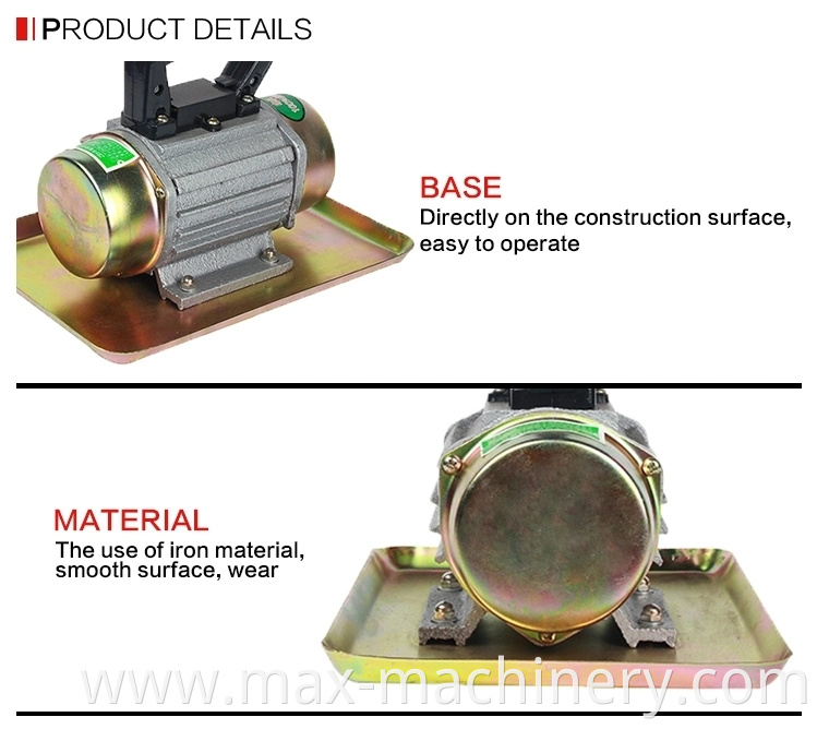 Concrete Table Vibratory Plate Concrete Vibrating Table Motor Electric External Concrete Vibrator